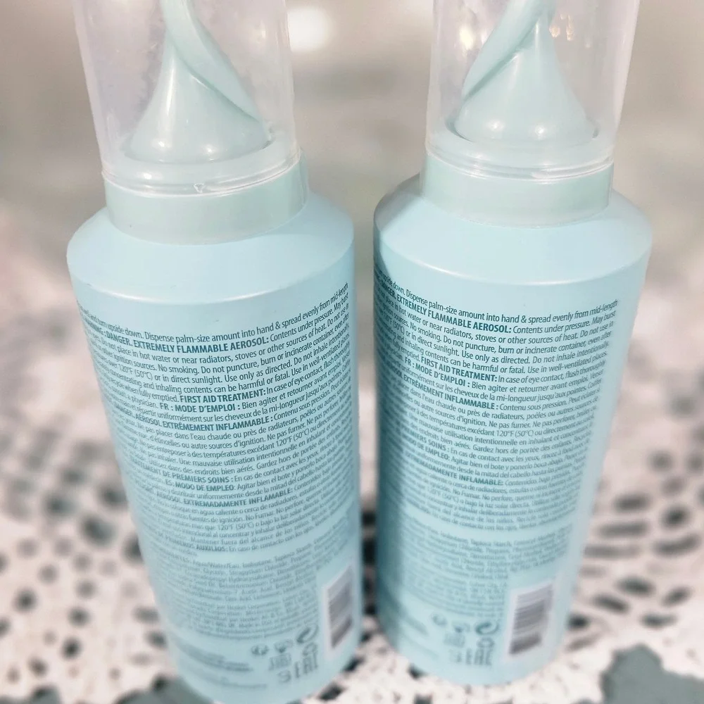 Alterna‎ My Hair My Canvas Shine On Defining Foam 5oz Set of 2 Botanical Caviar